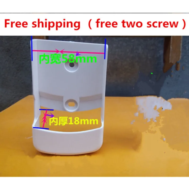 تلفزيون دي في دي مكيف الهواء جدار جبل حامل التحكم عن بعد الحائط 58 مللي متر * 18 مللي متر (2.28in * 0.70in)