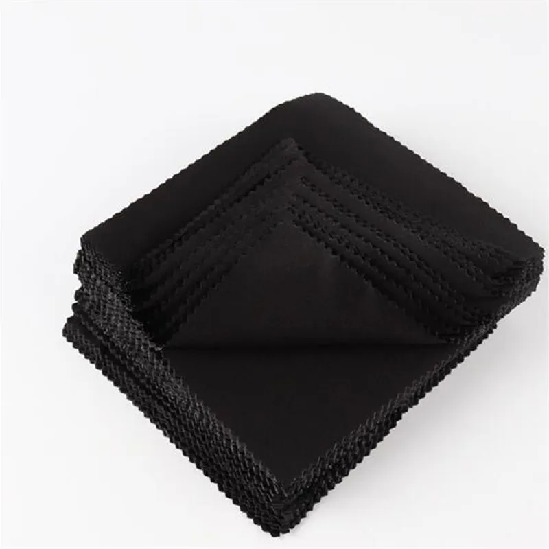 20pcs Glasses Cloth Microfiber Cleaner Cloths Cleaning Glasses Lens Clothes Black Eyeglasses Cloth Eyewear Accessories