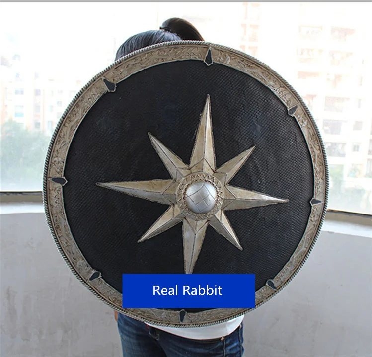 [Funny] Metal and Resin made 1:1 Scale 62cm The Legendary Shield Of Narnia weapons model adult child cosplay toy collection gift