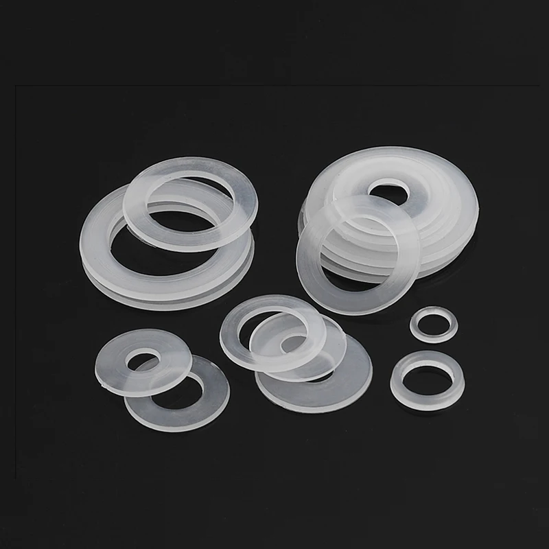 White Nylon Washers Plastic Flat Washer Spacer Seals  Gaskets Ring M3 M3.5 M4 M5 M5.8 M6 M8 M10 M12 M14 M16 M18 M20