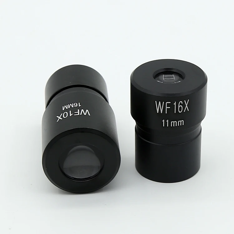 Lente ocular de gran angular para microscopio biológico, lente DE ÁNGULO AMPLIO DE 10x16x con tamaño de montaje de 23,2mm, 1 piezas