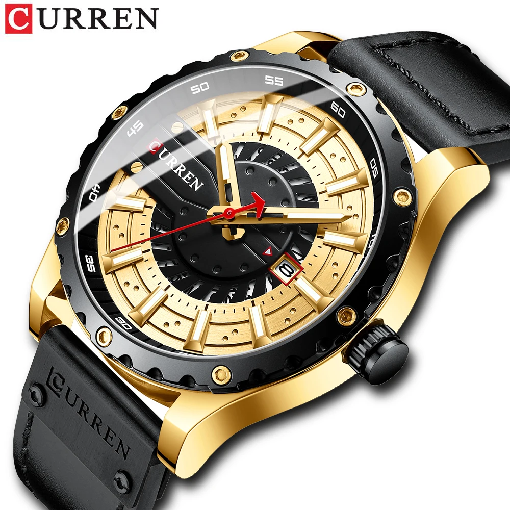 CURREN Brand Quartz Watch Men New Fashion Waterproof Casual Business Military Men Watch Auto Date Watches Relogio Masculino