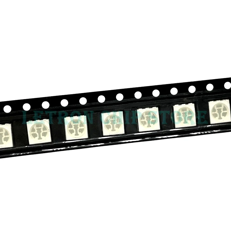 100PCS SMD LED Diodes 5050 Diode PLCC-6 SMD Green RED WARM White ICE Blue Yellow Pink Purple-UV Orange