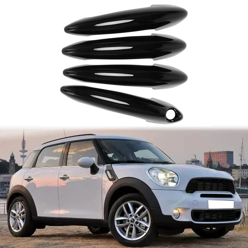 4 Pcs/Set Car Door Handle Covers Trim Fits for MINI R60 COUNTRYMAN Cooper S 11-16 Modles