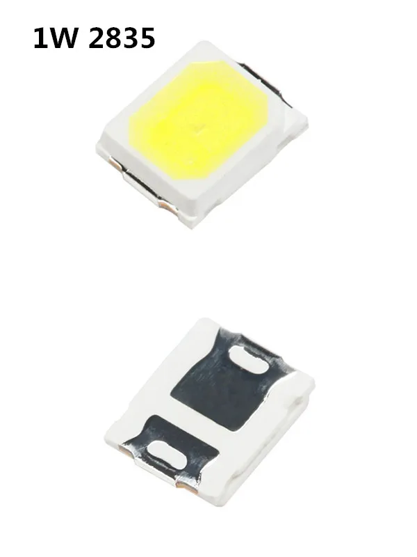 SMD LED 2835 3030 5730 칩, 0.5W, 1W, 3V, 6V, 9V, 18V, 36V, 140LM 비즈 라이트, 따뜻한 흰색 표면 마운트, PCB 발광 다이오드 램프, 110 개