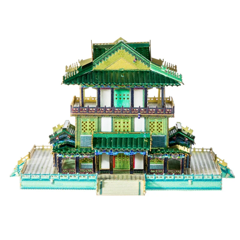 Art Model 3D Metal Puzzle National tide in the palm building model kits DIY Laser Cut Jigsaw Model Toys gift for adult