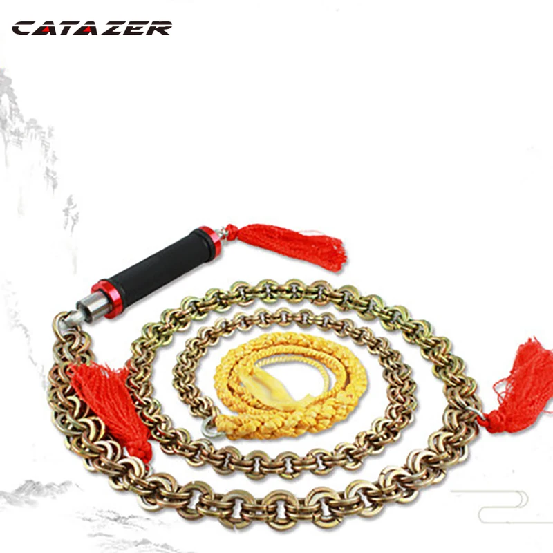 Wushu Chain Whip Stainless Steel and High Carbon Steel Chain Whip Whip Kung Fu Fitness Whip 0.75KG/1KG Lmartial Arts Supplies