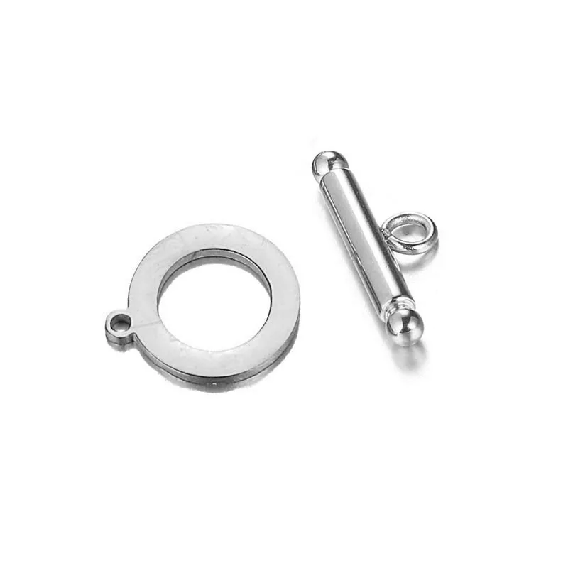 5Pcs/lot Stainless Steel OT Clasps Fashion Toggle Clasps Buckle Connector For Diy Bracelet Necklace Jewelry Making