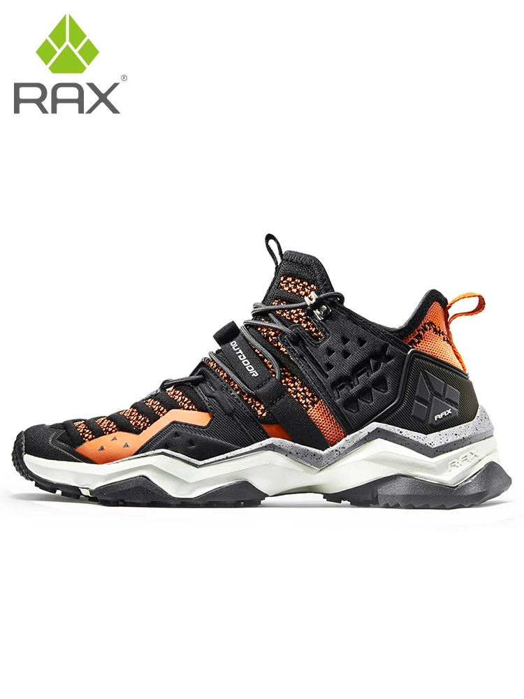 Rax Men Breathable Hiking Shoes Outdoor Trekking Boots Mens Sports Sneakers Mountain Boots Slip-resistant Waking Hiking Shoes