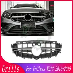 Front Bumper Grille Racing Grill For Mercedes-Benz E-Class W213 E200 E300 E250 E320 E350 E400 2016 2017 2018 2019 Car Accessory