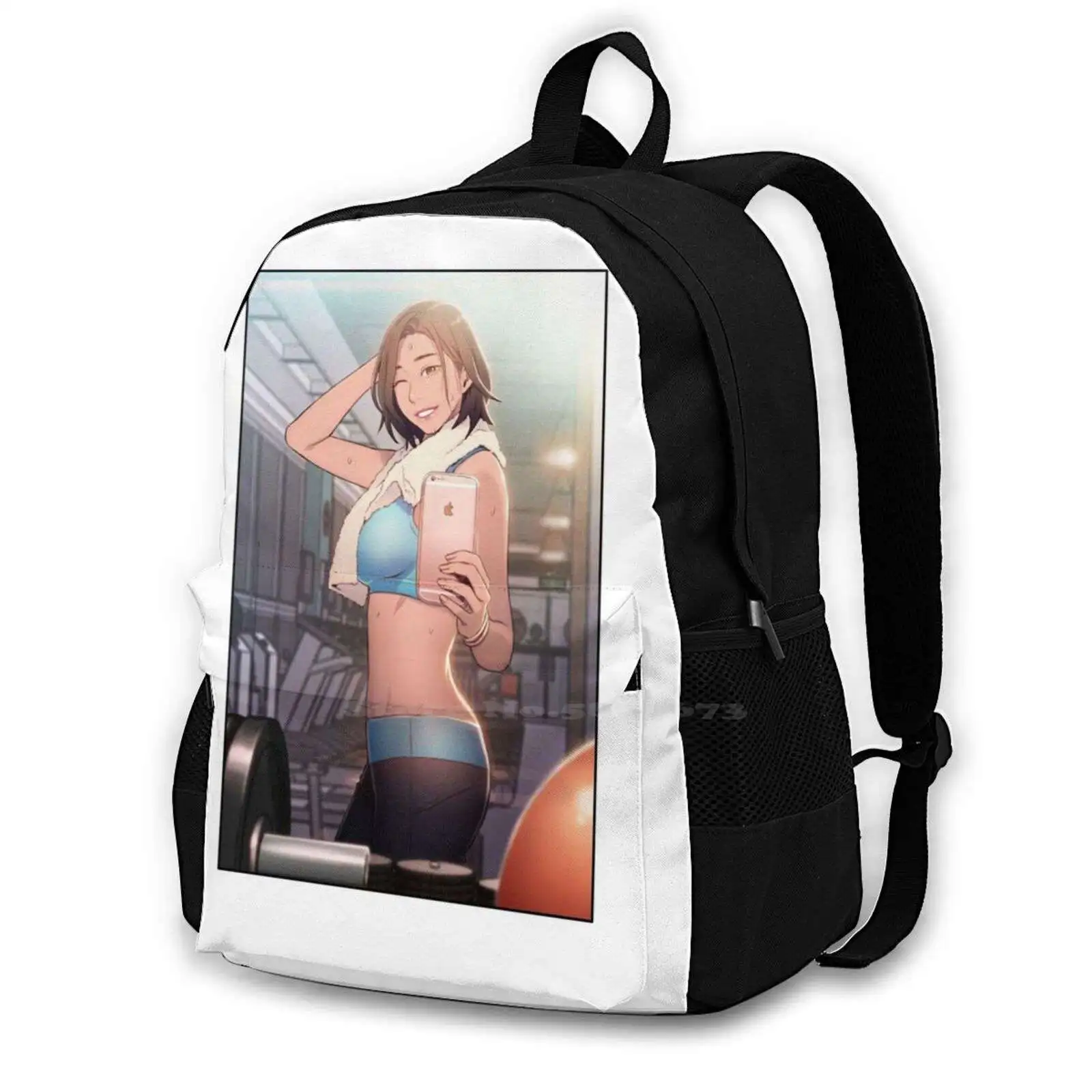 Sweet Guy-Bag Backpack For Men Women Girls Teenage Black Sweet Guy Sweet Guy Manga Sweet Guy Ho Sang Go Manga Yaoi Ecchi