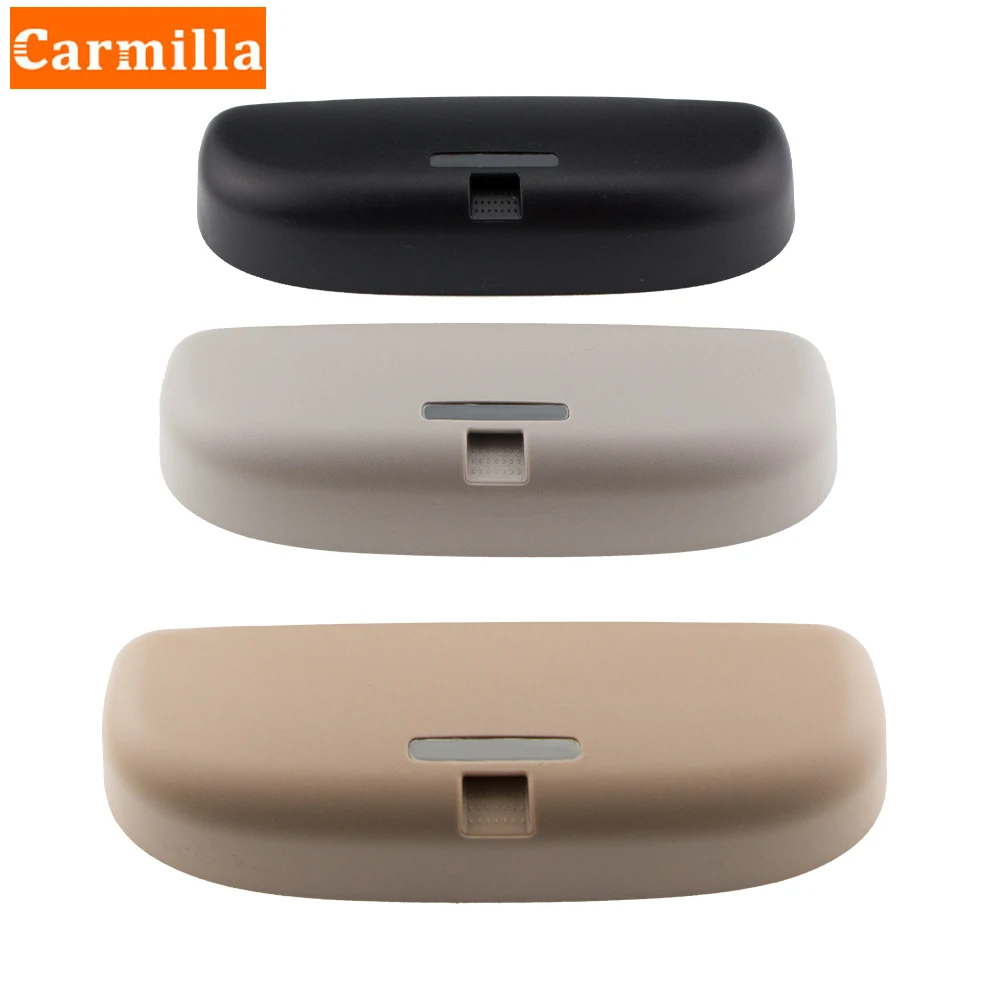 Carmilla Car Glasses Box Sunglasses Holder Case for Hyundai Tucson Elantra Verna Solaris IX30 IX35 IX45 Sonata Santa Fe Parts