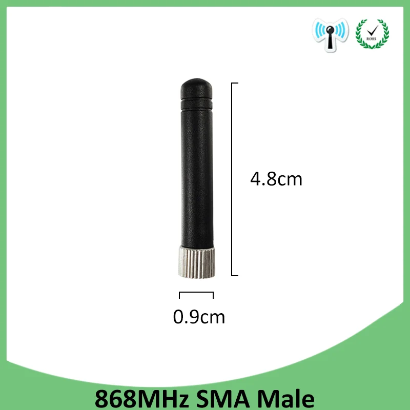 EOTH 2 stücke 868mhz antenne 2 ~ 3dbi sma männlichen 915mhz lora antene pbx iot modul lorawan signal empfänger antena high gain