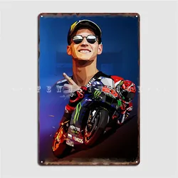 Fabio Quartararo Metal Plaque Poster Garage Decoration Cave pub Design Club Party Tin sign Poster