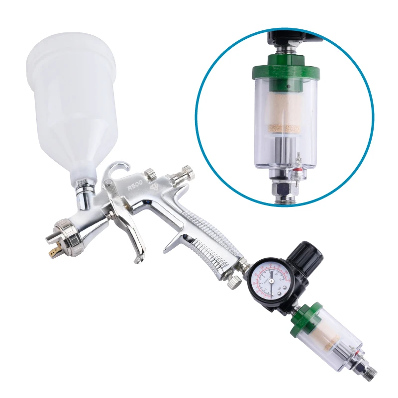 RONGPENG R8054 Mini In-Line Water Trap Filter Oil Water Separator Accessories For HVLP LVLP Airbrush