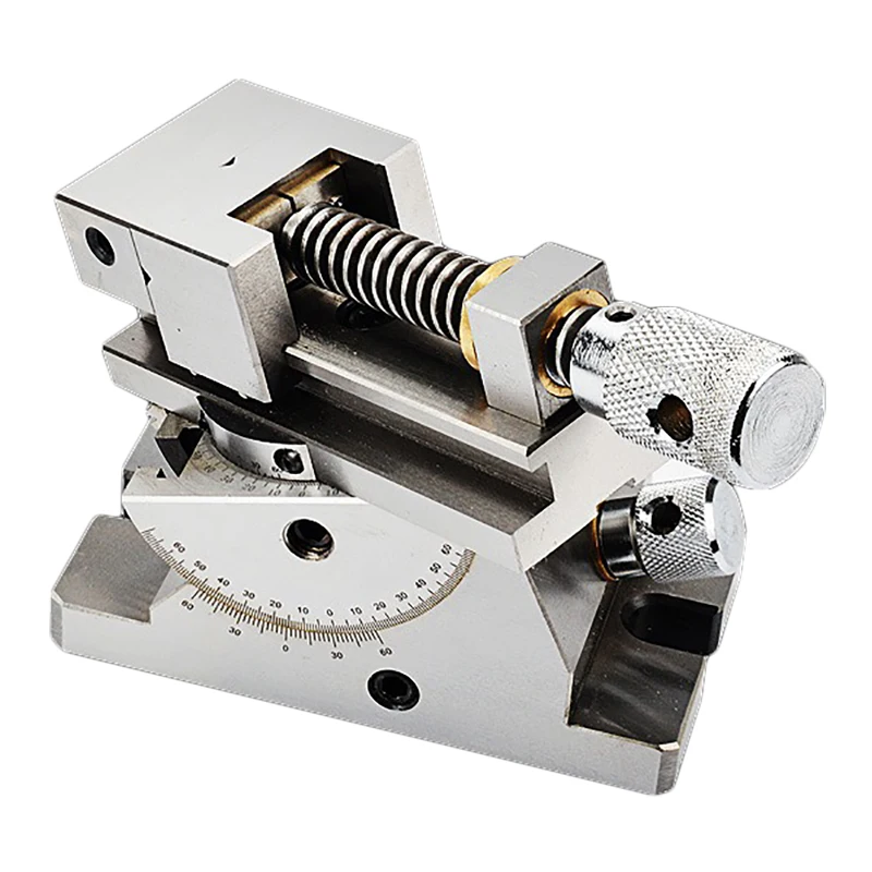 Grinding Machine Universal Wanli Precision Vise 2 Inch Slope sine Adjustable Angle Vise Tool