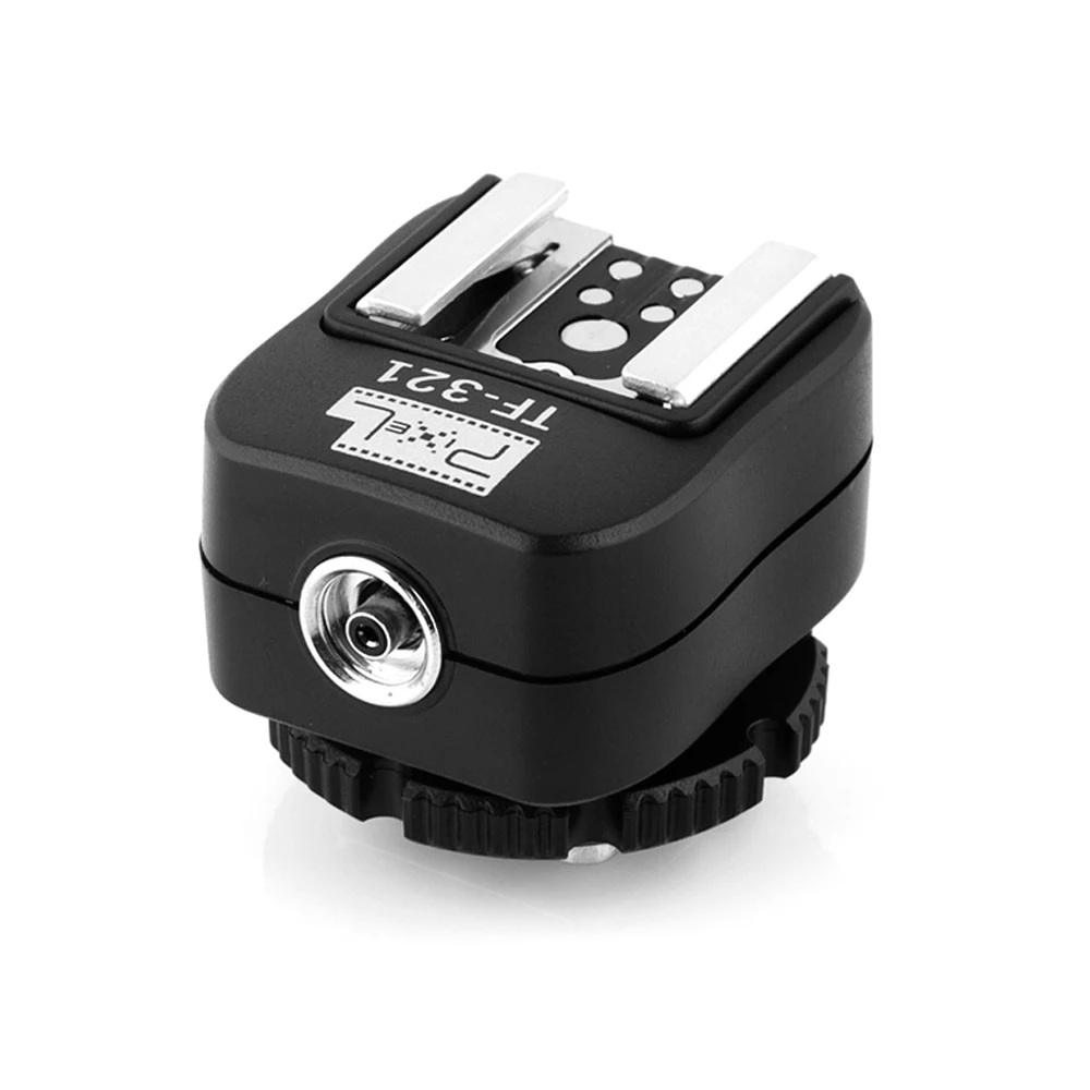 Pixel TF-321 Ttl Hot Shoe Converter Naar Pc Sync Socket Convert Adapter Voor Canon