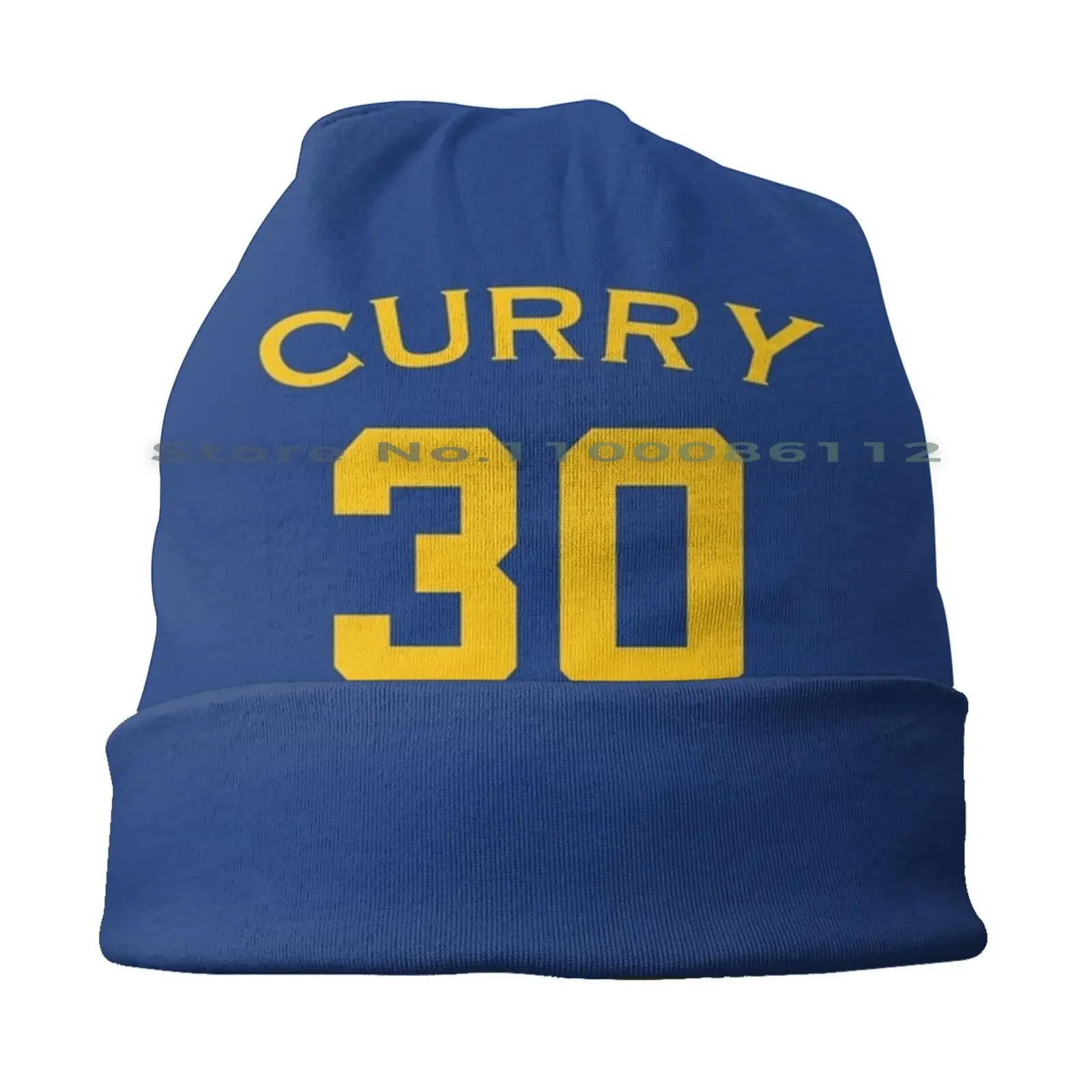 Curry 30 Number Beanies Knit Hat 30 Brimless Knitted Hat Skullcap Gift Casual Creative