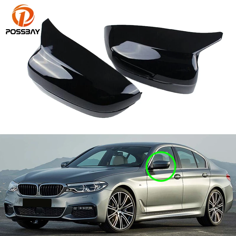 1 Pair Replacement Carbon Rearview Mirror Look Cover for BMW 3 5 Series G30 G31 G38 G20 2017 2018 2019 2020 2021 Exterior Parts