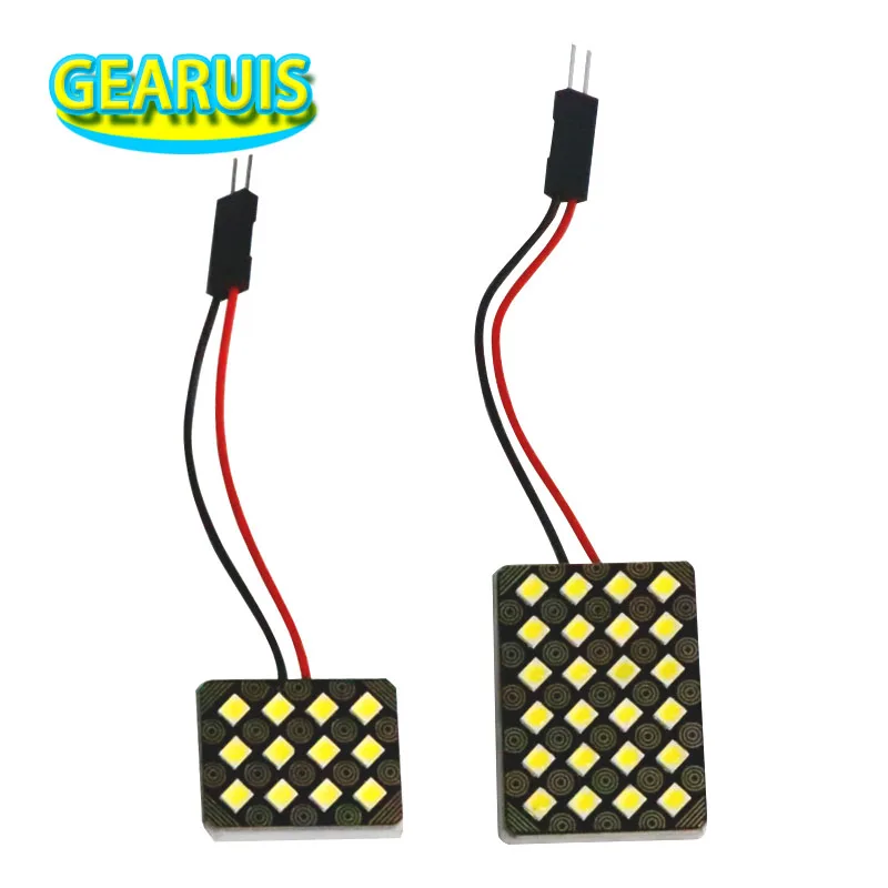 

10 комплектов 12 24 SMD 2835 0,5 Вт светодиод 2,88 Вт 1,44 Вт Автомобильная панель освещения лампа для чтения купольная лампа для автомобиля интерьера крыши карты лампа с T10 W5W C5W фестон