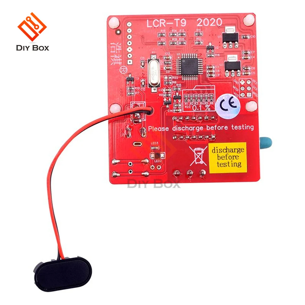 LCR-T9 Multifunction Transistor Meter TFT Graphic Display Tester Diode Capacitance Measure Electronic Industrial Components