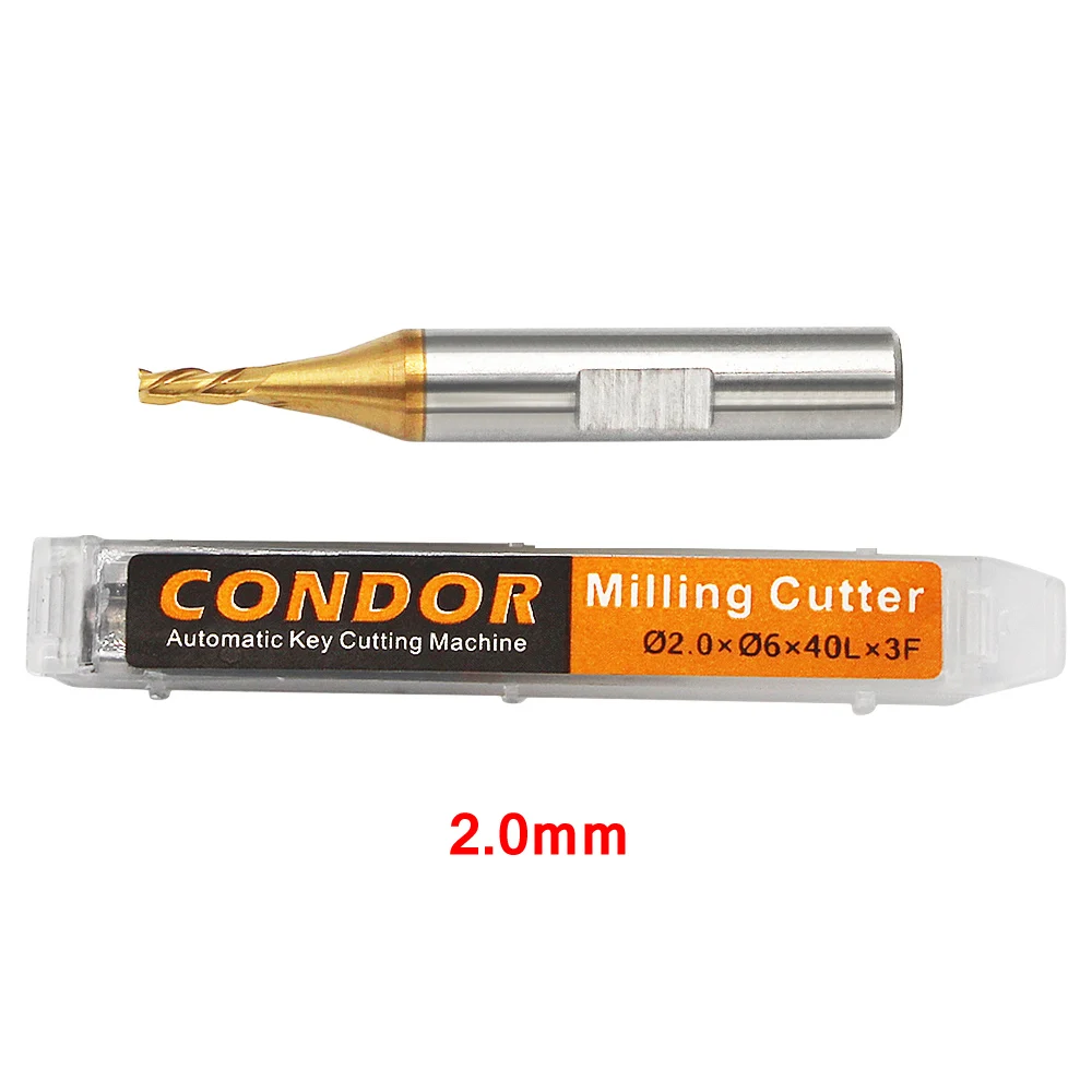 Xhorse 1,0mm 1,5mm 2,0mm 2,5mm sonda de fresado para CONDOR XC MINI Plus XC-007 Dolphin XP-005 XP-007 máquina cortadora de llaves