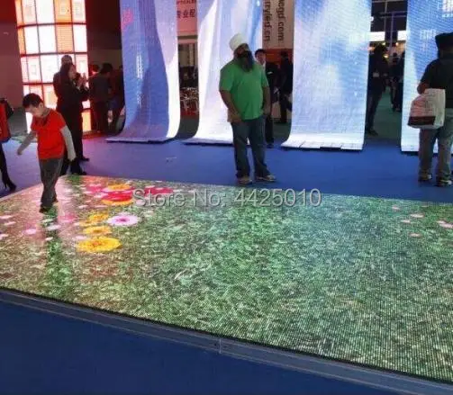 

Floor tile screen（19.69in*19.69in) P4.81 500*500mm rental led display Special stage LED screen Aboveground LED display