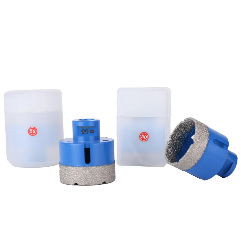 6-120mm M14 Thread Vacuum Brazed Dry Diamond Drilling Core Bits Ceramic Tile Hole Saw Granite Marble Porcelain Brick Stone Drill