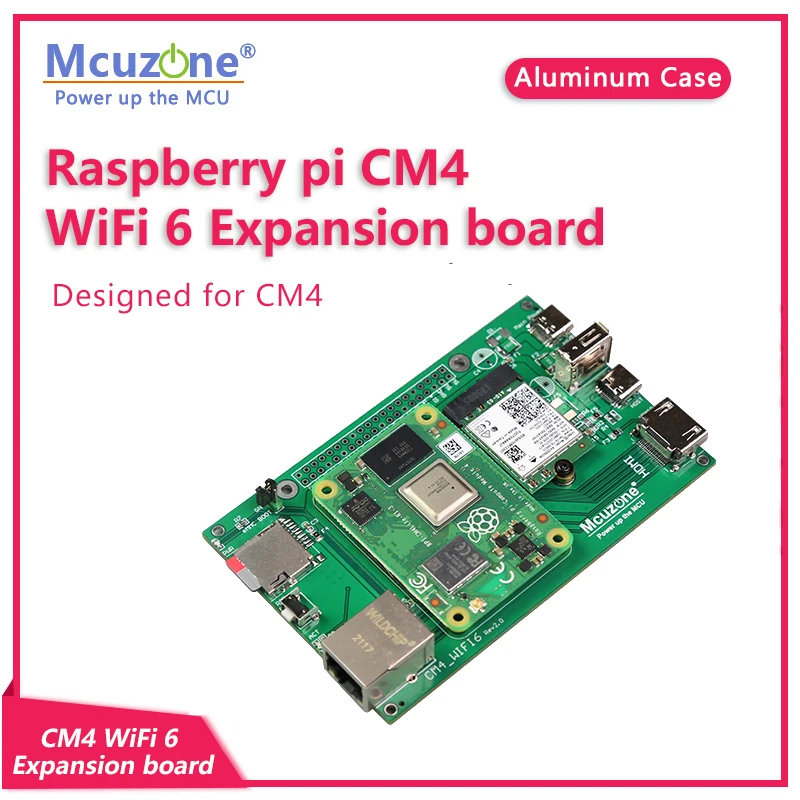 

CM4 based wifi6 WiFi 6E expansion board,Raspberry Pi Compute Module 4, Intel AX200 AX210 PCIe A Key