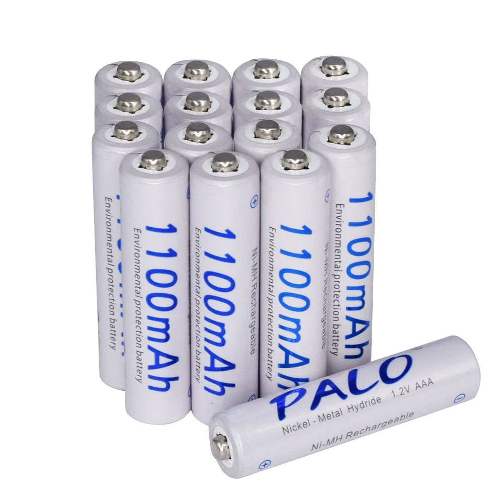 24Pc Palo 1.2V AAA 1100Mah NIMH Baterai Isi Ulang untuk Kamera Senter Mainan Alat Cukur Jam Tangan Mouse Remote Control Baterai 3A