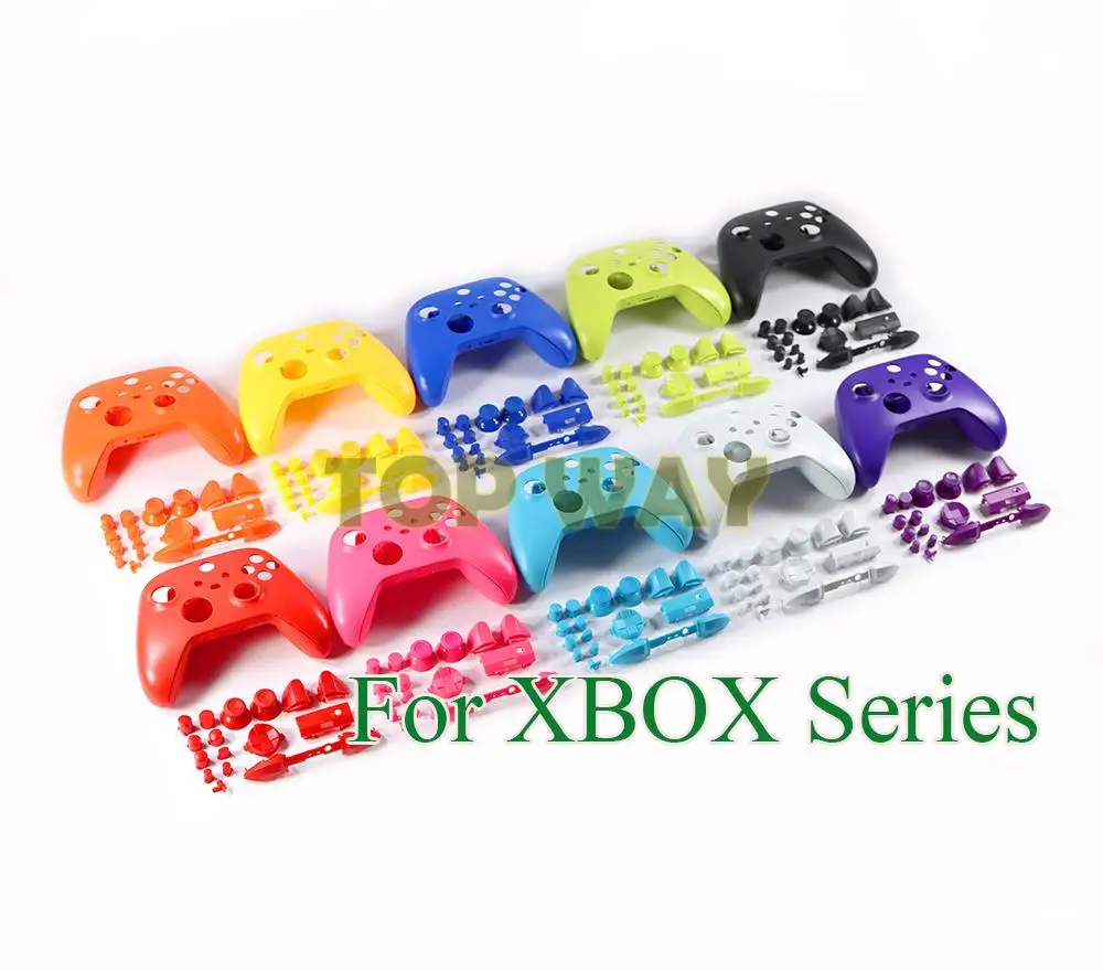 

10sets Solid Replacement Housing Shell for Xbox Series X S Controller Case Faceplate Cover RB LB RT LT Buttons Mod