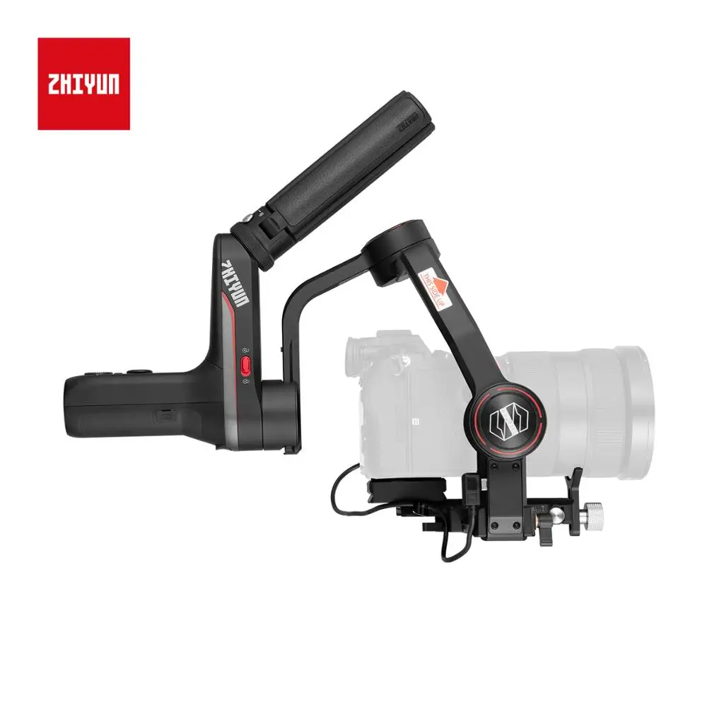 Zhiyun-estabilizador para câmera com tela oled, 3 eixos, cardan, viatouch, 2.0, pk, dji, ronin s, capinação