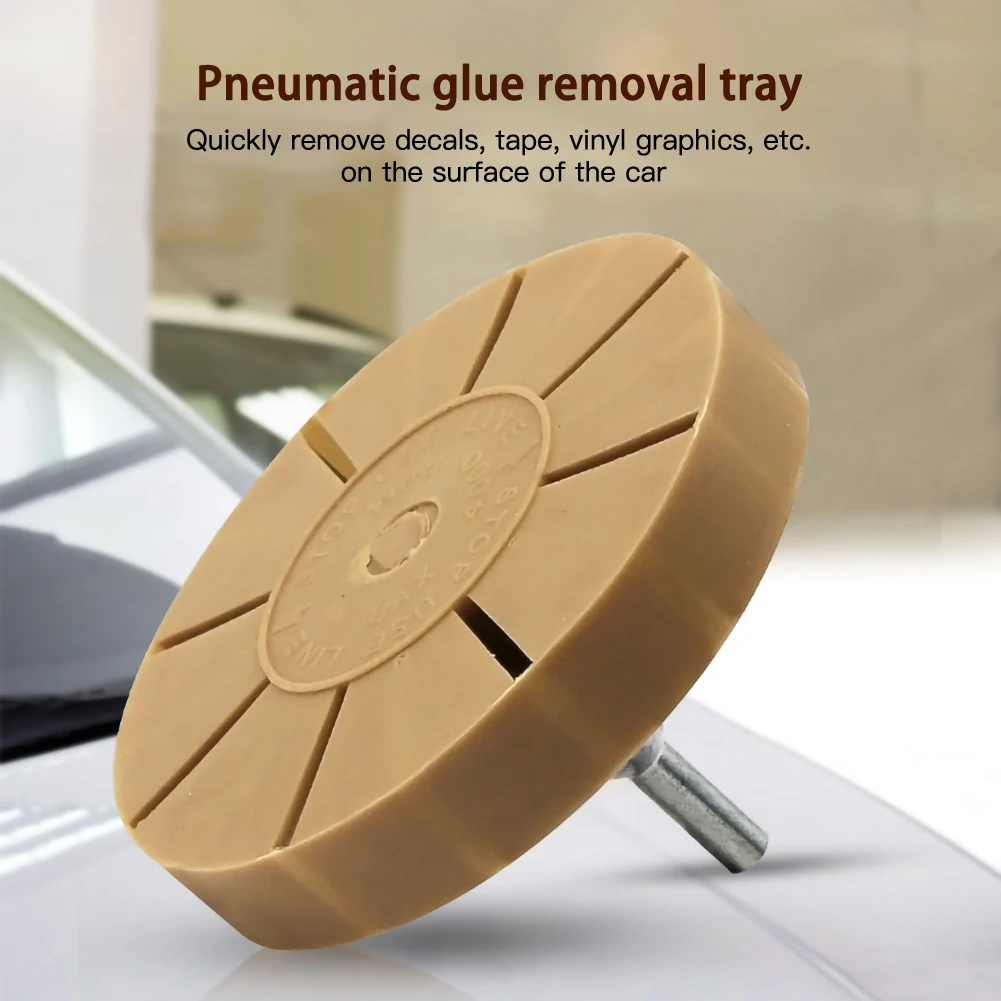 New Decal Removal Eraser Wheel Heavy Duty Rubber Eraser Wheel Pinstripe, Adhesive Remover, Vinyl Decal, Graphics Removal Tools