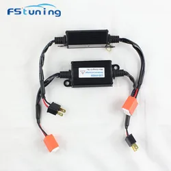 FStuning 2PC Car H1 H3 H7 H11 9005 9006 HB3 HB4 LED Canbus Decoder Warning Canceller led headlight Error Capacitor load resistor