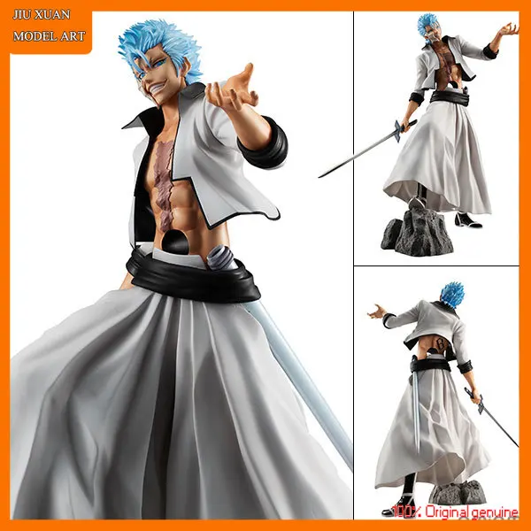 

100% Original: Anime BLEACH Grimmjow Jeagerjaques 25cm PVC Action Figure Anime Figure Model Toys Figure Collection Doll Gift