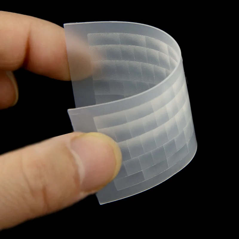 Imagem -02 - Pir Hdpe Indução Infravermelha do Corpo Humano Lente Fresnel Distância Focal Distância de Sensoriamento Distante Óptica 10 Pcs