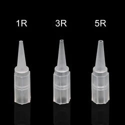 200Pcs 1RT 3RT 5RT  Permanent Makeup Tattoo Tips For Standard Tattoo Nozzle  Eyebrow Lip Tattoo Pen