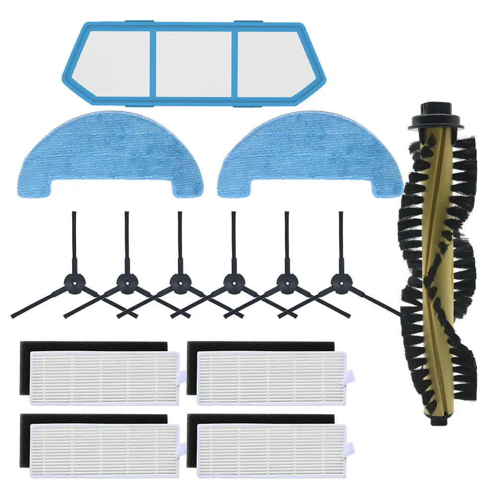 Запчасти для Ilife A4 A40, фильтр НЕРА + Боковая основная щетка, насадка на швабру