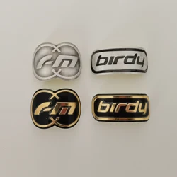 FM-Birdy adesivo per Badge per la testa della bicicletta BMX bicicletta pieghevole MTB adesivo per telaio anteriore della bicicletta etichetta per bicicletta, adesivo per decorazione personale