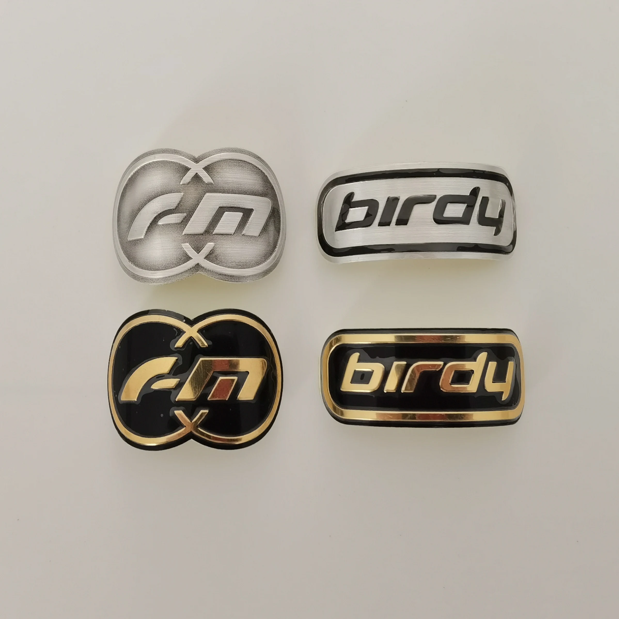 FM-Birdy Bicycle Head Badge Sticker BMX Folding Bicycle MTB Bicycle Front Frame Sticker Bicycle Tag, Personal Decoration Sticker