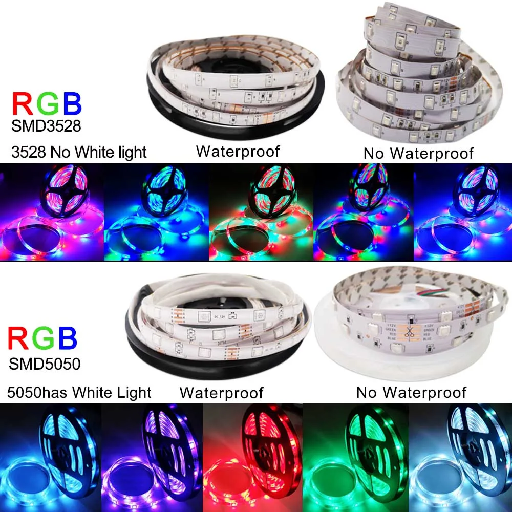 WiFi LED Strip Light 15M 20M RGB Ribbon Waterproof 5M 10M Diode DC 12V Control Decoration For Bedroom
