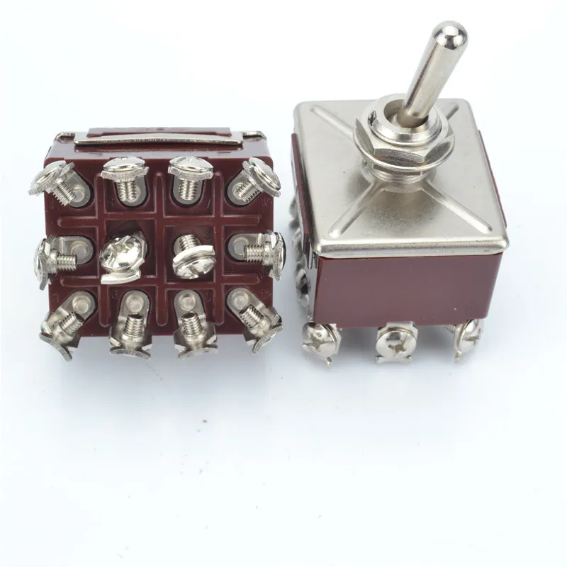 1PCS E-TEN 403 12pin ON-OFF-ON 12mm toggle switch rocker switch toggles