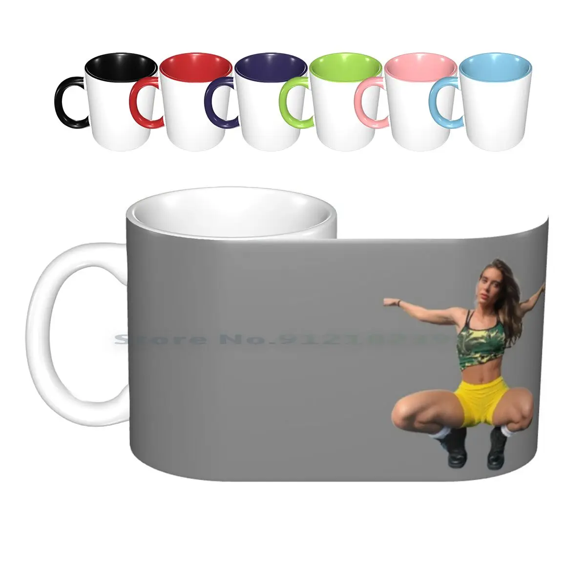 Athlete Lana Rhoades Ceramic Mugs Coffee Cups Milk Tea Mug Aorm Lana Rhoades Lana Rhoades Sexy Girl Horny Explicit Sexy