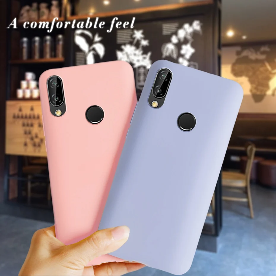 For Huawei P20 Lite Case P 20 Lite Cover Soft Matte TPU Silicone Bumper Back Phone Case For Huawei P20 Lite P20Lite Cover Cases