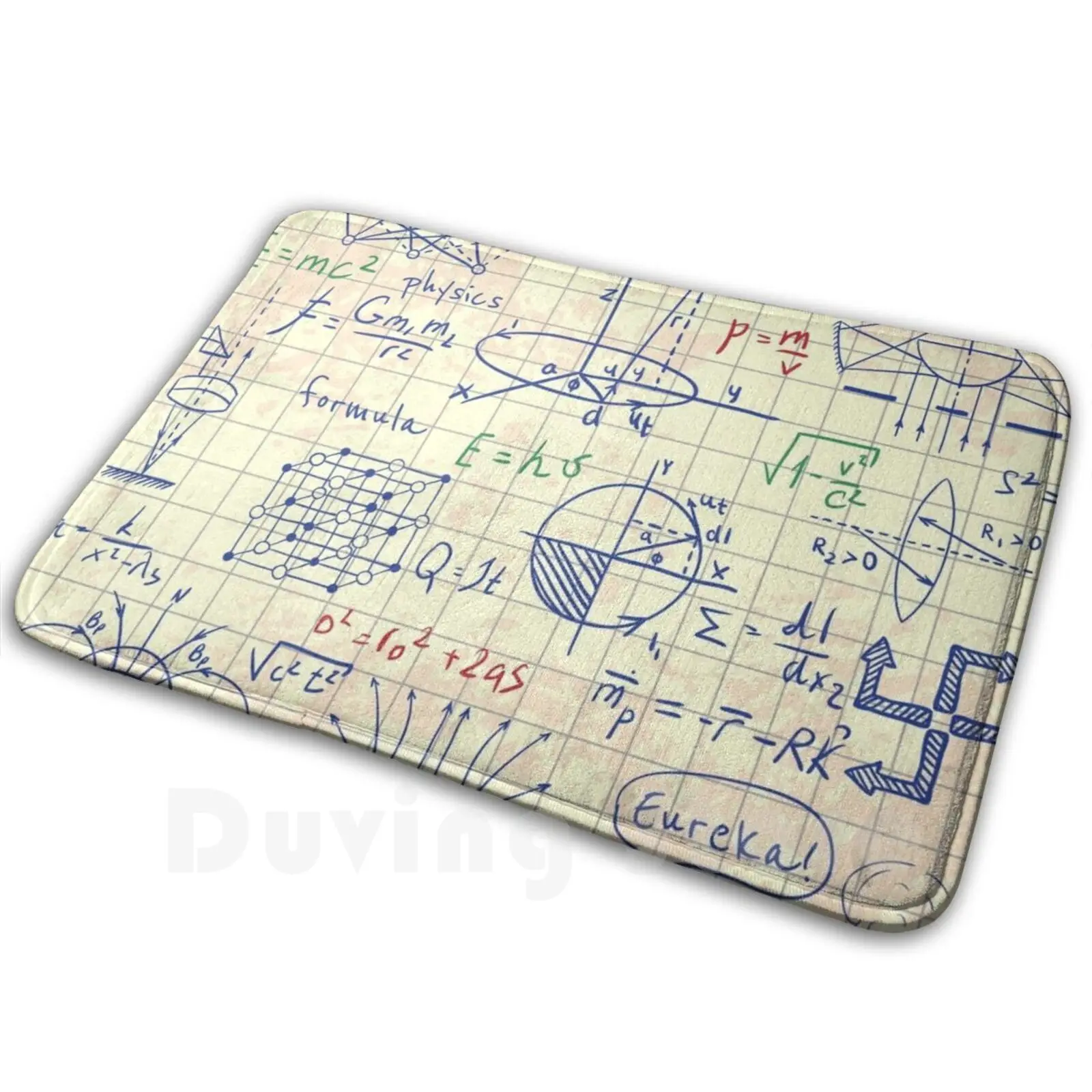 الصيغ الفيزيائية والرسومات والحسابات العلمية. العودة إلى المدرسة: كائنات مختبر العلوم رسم خربش على الطراز العتيق.