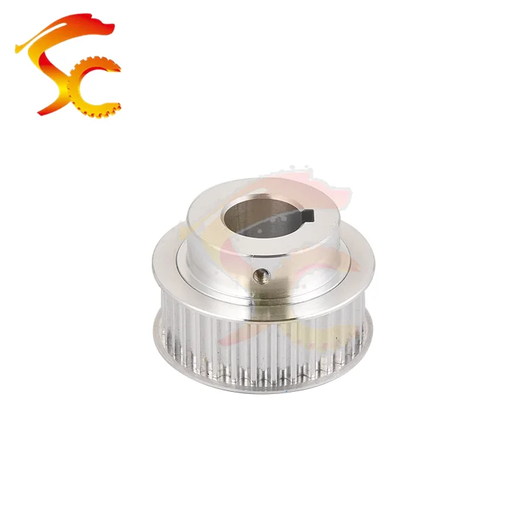 

2pcs HTD 5M timing pulley 5M 32 teeth bore 19mm (Keyway 6mm) 5M 32 teeth timing pulley fit for belt width 15mm/16mm CNC