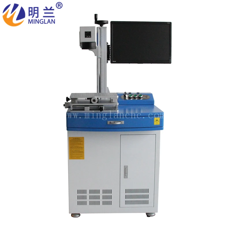 20W Desktop Mini Fiber Laser Marking Machine 20W Nameplate Marker