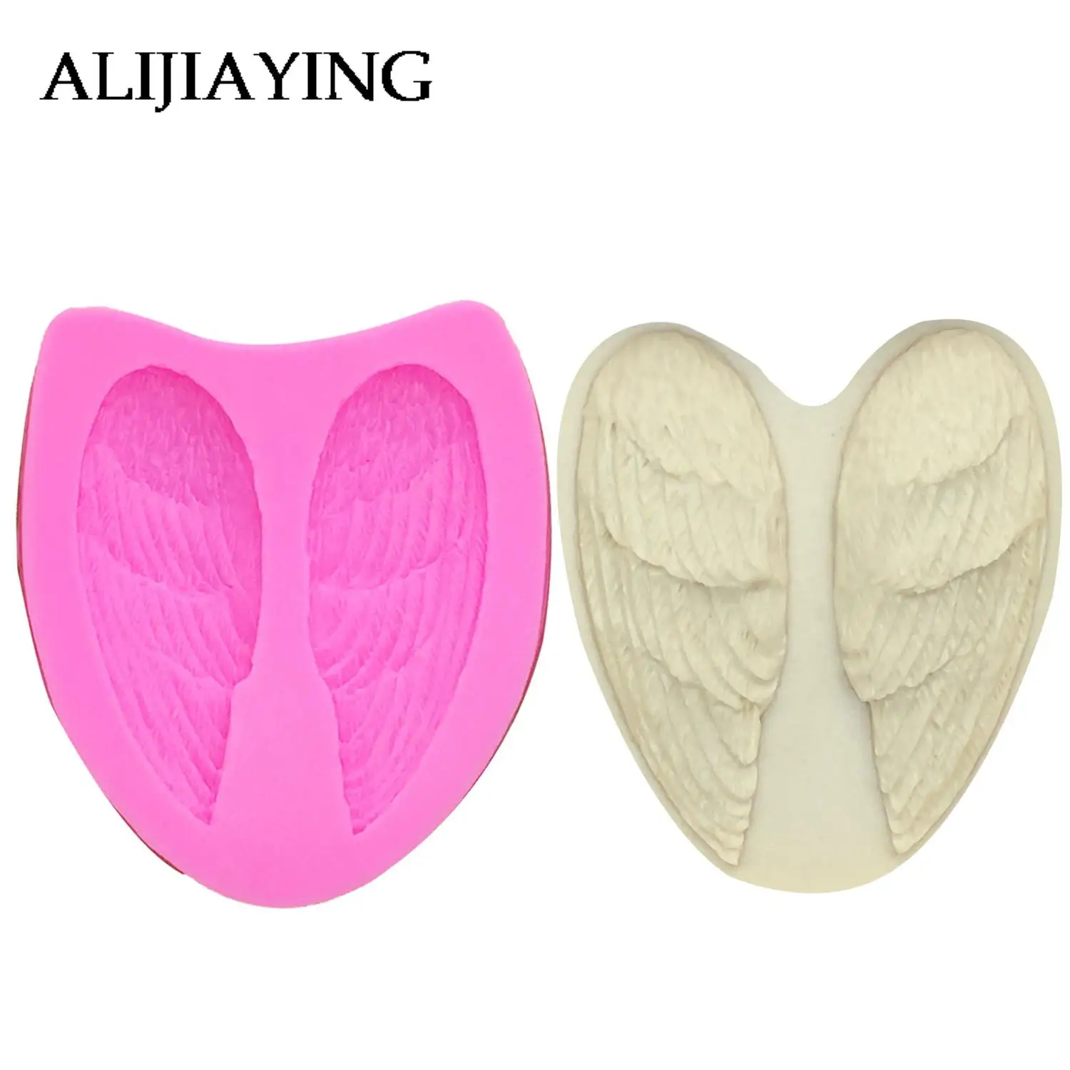 M1109 Angel wings Silicone Mold Fondant Mould Cake Decorating Tools Chocolate Gumpaste Molds, Sugarcraft, Kitchen Accessories