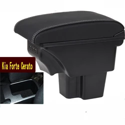 Car Armrest For Kia Forte Cerato Rotatable Center Centre Console Storage Box Arm Rest 2009-2013 2010 2011 2012