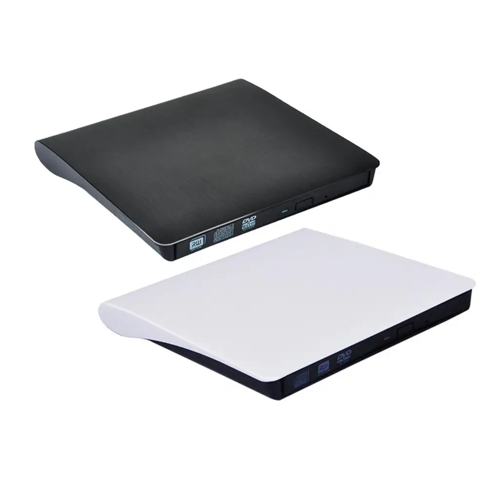 New CD-ROM Disk Drive USB 3.0 Low Noise ABS Computer ROM External Drive for Laptop Read Speed 8X DVD-ROM 24X CD-ROM